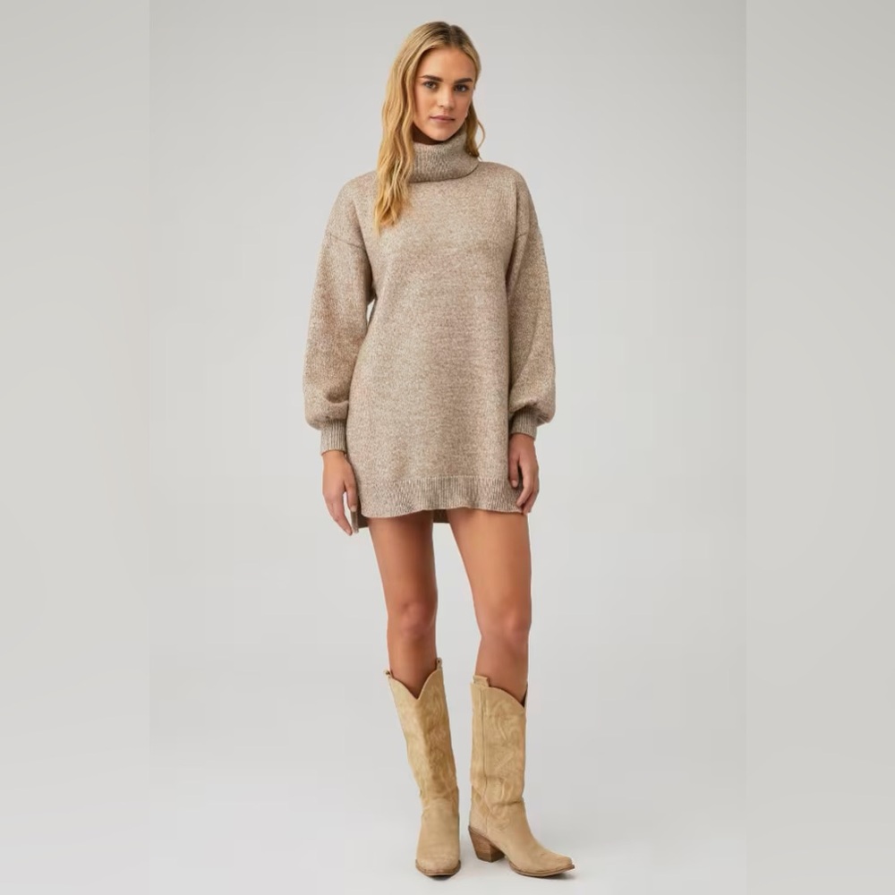 Show Me Your Mumu Turtleneck Sweater Dress